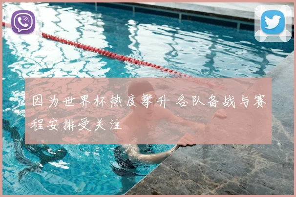 因为世界杯热度攀升 各队备战与赛程安排受关注