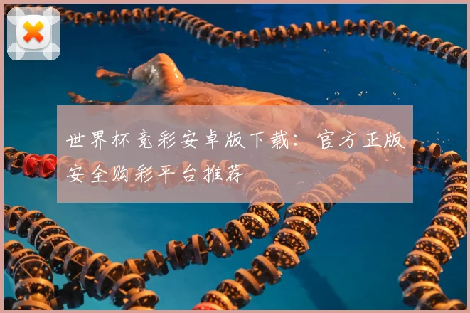 世界杯竞彩安卓版下载:官方正版安全购彩平台推荐